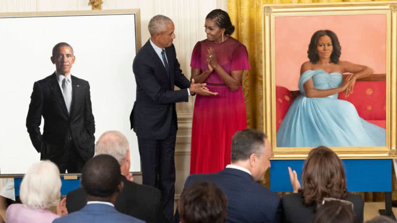 Inauguração dos retratos de Obama e Michelle - Getty Images