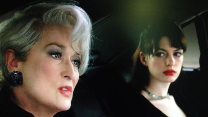 Meryl Streep e Anne Hathaway em “O Diabo Veste Prada” (2006) - Divulgação/Fox Films