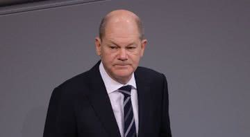 Olaf Scholz nesta quarta-feira, 15 - Getty Images