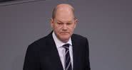 Olaf Scholz nesta quarta-feira, 15 - Getty Images