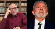 Olavo de Carvalho e o ex-presidente Lula - Arquivo Pessoa e Getty Images