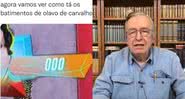 O escritor Olavo de Carvalho - Divulgação/Twitter e Vídeo/Youtube