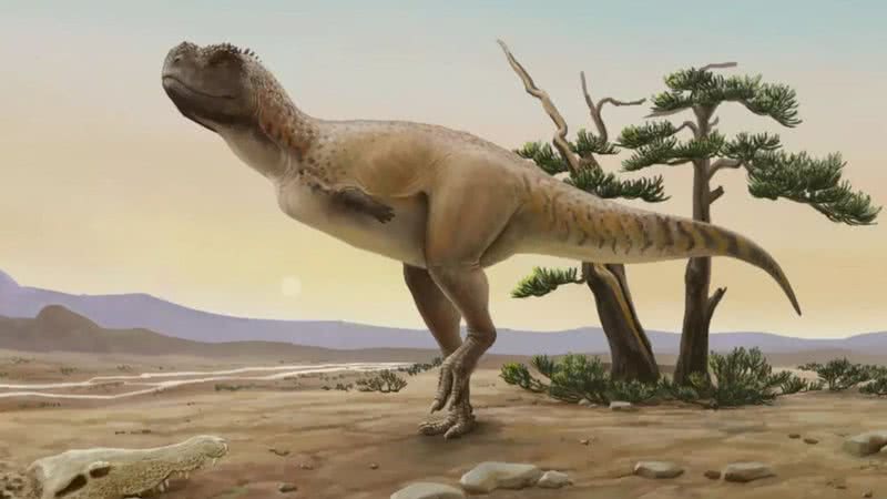 Representação ilustrativa do Kurupi itaata - Divulgação / Museu de Paleontologia de Monte Alto