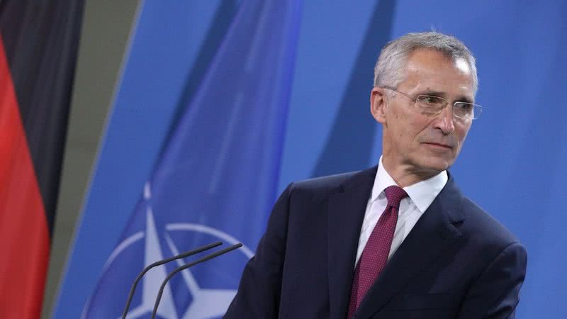 Jens Stoltenberg, o secretário-geral da Otan, em novembro de 2021 - Getty Images