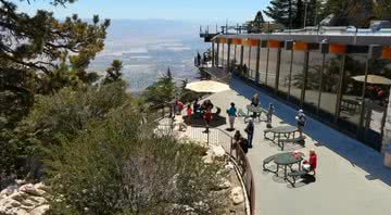 Observatório onde o rapaz caiu - Divulgação / Palm Springs Aerial Tramway