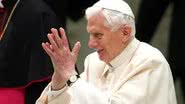 Papa Bento XVI durante aparição - Getty Images