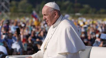 Papa discursando em setembro de 2021 - Getty Images