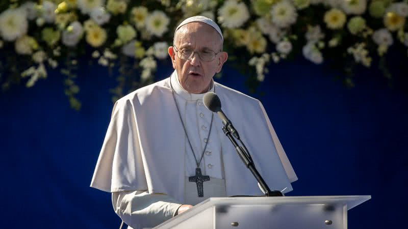 Fotografia do Papa Francisco, líder da Igreja Católica, em setembro de 2021 - Getty Images