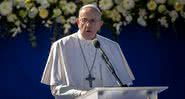 Fotografia do Papa Francisco, líder da Igreja Católica, em setembro de 2021 - Getty Images