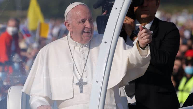 Papa Francisco durante passeio em 2021 - Getty Images