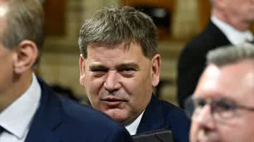 O parlamentar britânico Andrew Bridgen, que comparou vacinação ao Holocausto - Getty Images