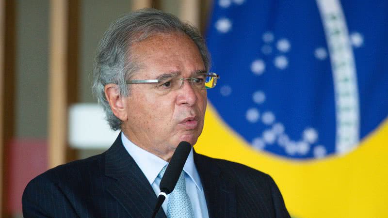 Fotografia de Paulo Guedes, ministro da Economia - Getty Images