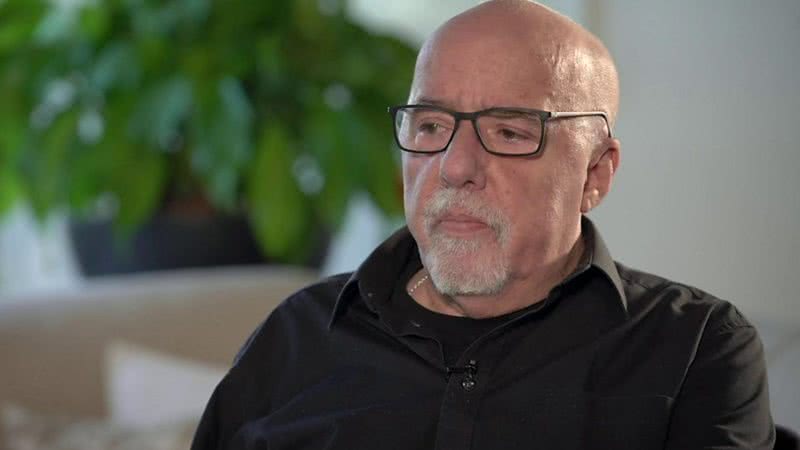 Paulo Coelho durante entrevista - Reprodução/Vídeo