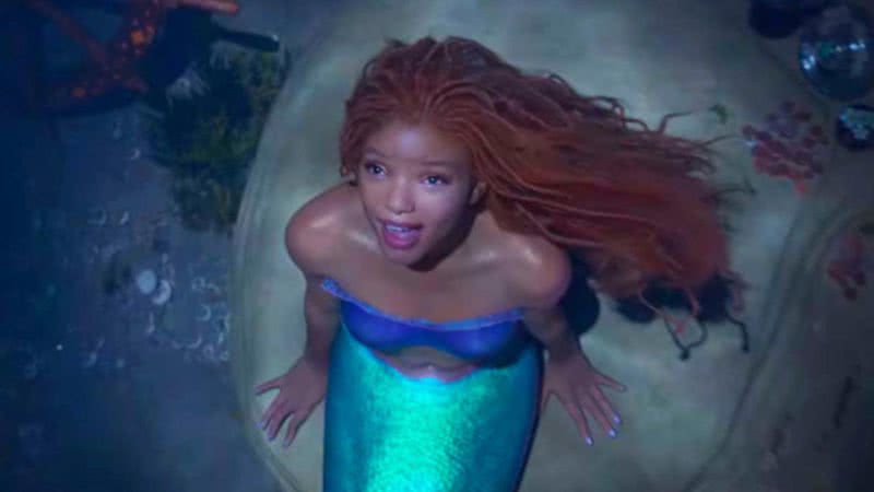 Halle Bailey em “A Pequena Sereia” - Divulgação/Disney