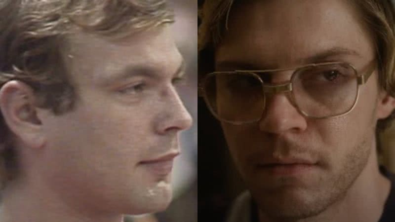 Jeffrey Dahmer: na realidade e na ficção - Reprodução/Vídeo/Youtube e Divulgação/Netflix