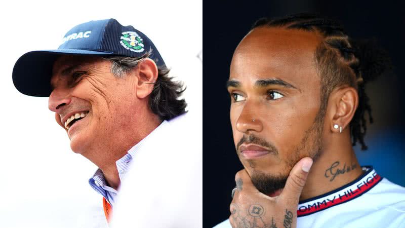 Nelson Piquet e Lewis Hamilton - Getty Images