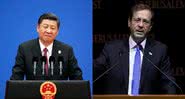 Xi Jinping e Isaac Herzog - Getty Images