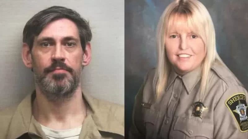 O preso Casey White e a agente penitenciária Vicky White - Divulgação/Lauderdale County Sheriff's Office