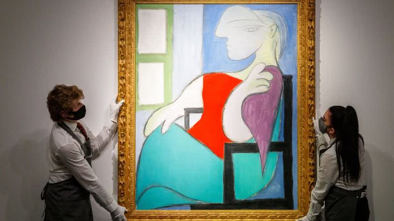 Quadro de Picasso 'Mulher sentada junto a uma janela’ (1932) - Tristan Fewings/Getty Images