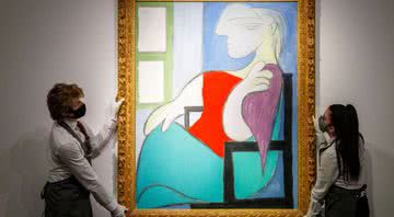 Quadro de Picasso 'Mulher sentada junto a uma janela’ (1932) - Tristan Fewings/Getty Images