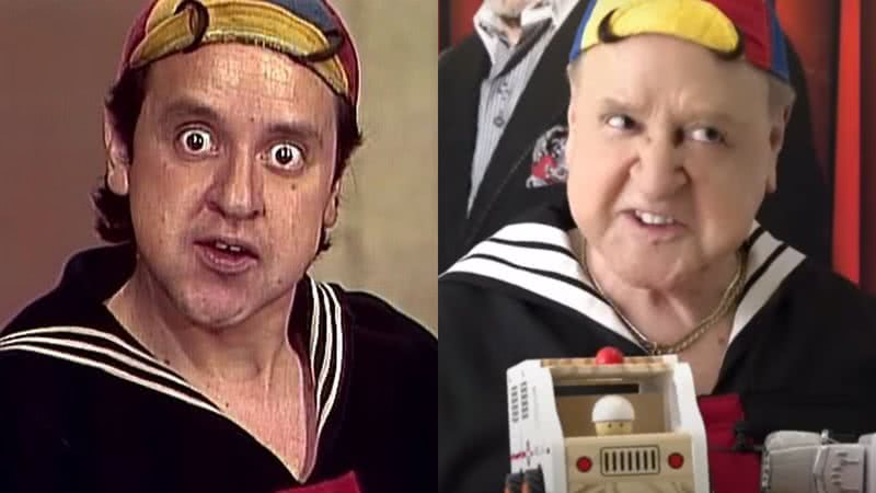 O antes e depois do personagem 'Quico' de Chaves - Reprodução/Vídeo/Youtube