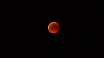 Imagem de uma Lua de Sangue - Pixabay