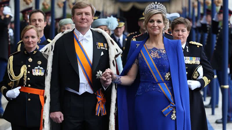 O rei Willem-Alexander da Holanda e a rainha Maxima - Getty Images