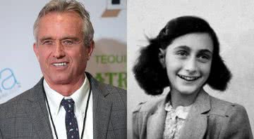 RFK Jr. e Anne Frank - Gage Skidmore via Wikimedia Commons e Domínio Público