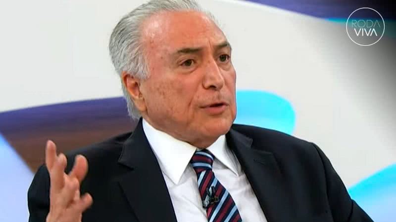 Temer participa do Roda Viva - Divulgação / TV Cultura