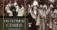 Capa do livro "Os últimos czares: Uma breve história não contada dos Romanovs" e fotografia dos Romanov - Divulgação / LeYa Brasil / Clara Grífol via Wikimedia Commons