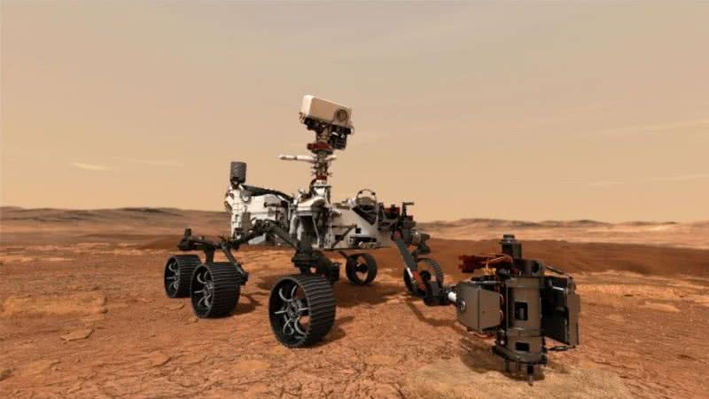 Rover Perseverance em Marte - Divulgação / NASA / JPL-Caltech