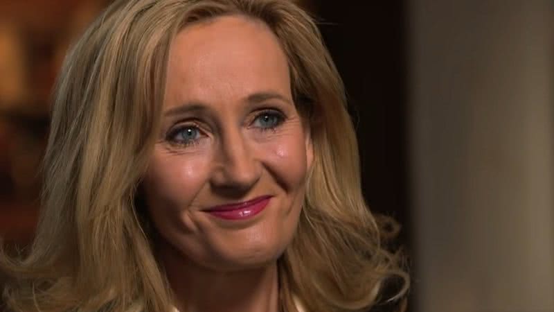 J.K. Rowling durante entrevista - Reprodução/Vídeo