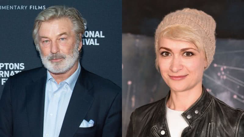 O ator Alec Baldwin e a diretora de fotografia Halyna Hutchins - Getty Images