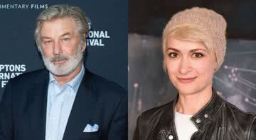 O ator Alec Baldwin e a diretora de fotografia Halyna Hutchins - Getty Images