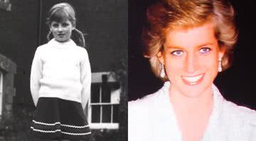 Diana na infância (à esqu.) e Diana adulta (à dir.) - Divulgação/Althorp House e Getty Images