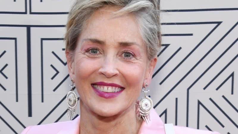 Sharon Stone em evento, em junho, na Califórnia - Getty Images