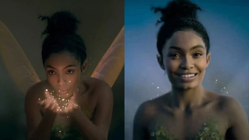 Yara Shahidi, 23, atriz que interpreta a fada Tinkerbell no filme "Peter Pan e Wendy" - Reprodução/Vídeo