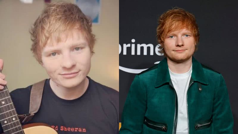 Ty Jones e Ed Sheeran, respectivamente - Reprodução/Instagram e Getty Images