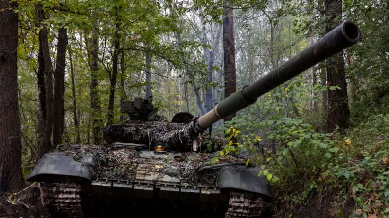 Imagem de um tanque do exército ucraniano - Getty Images