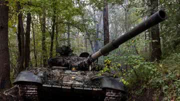 Imagem de um tanque do exército ucraniano - Getty Images