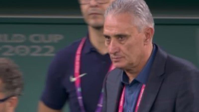 O técnico Tite durante a Copa do Mundo - Reprodução/Vídeo