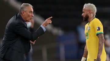 Imagem de Tite e Neymar - Getty Images