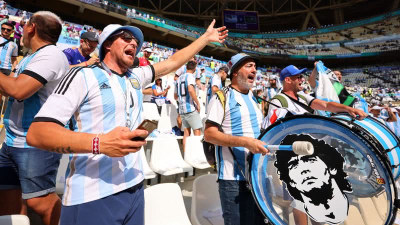 Torcedores argentinos na Copa do Mundo 2022 - Getty Images