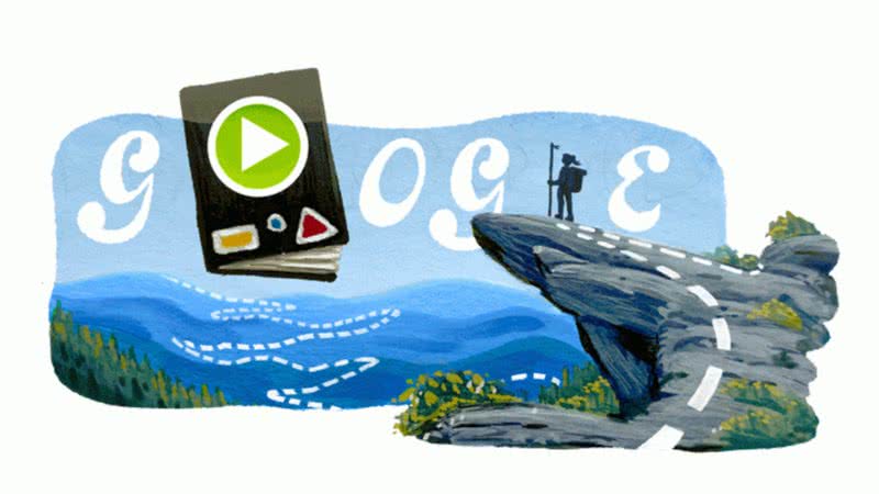 Ilustração do Google sobre a Trilha dos Apalaches - Google