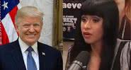 Fotografia de Donald Trump e Cardi B respectivamente - Wikimedia Commons