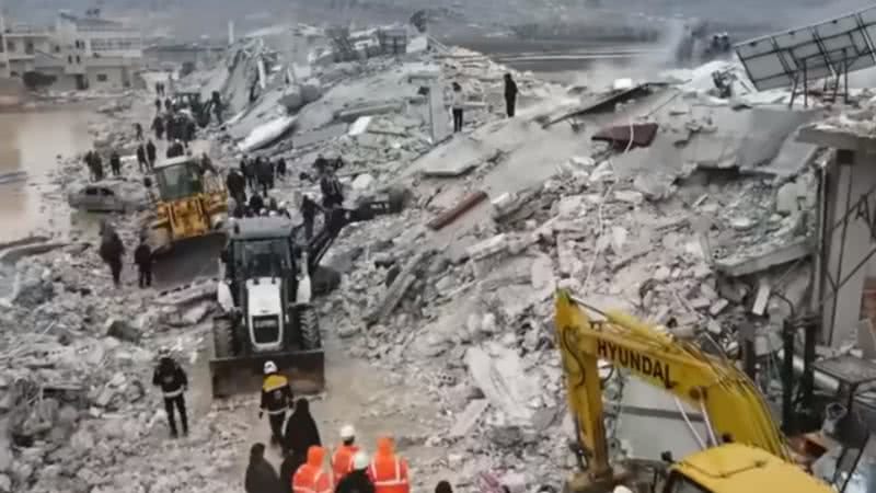 Registros do Terremoto na Turquia - Reprodução/Vídeo