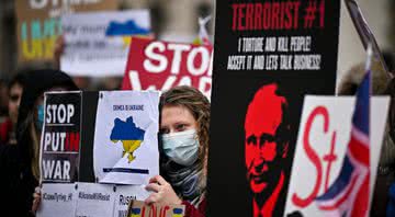 Protesto ocorrido em Londres - Getty Images