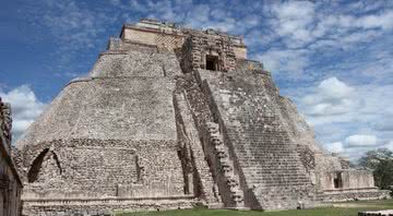 Fotografia de monumento maia em Uxmal. - Divulgação/ Flickr