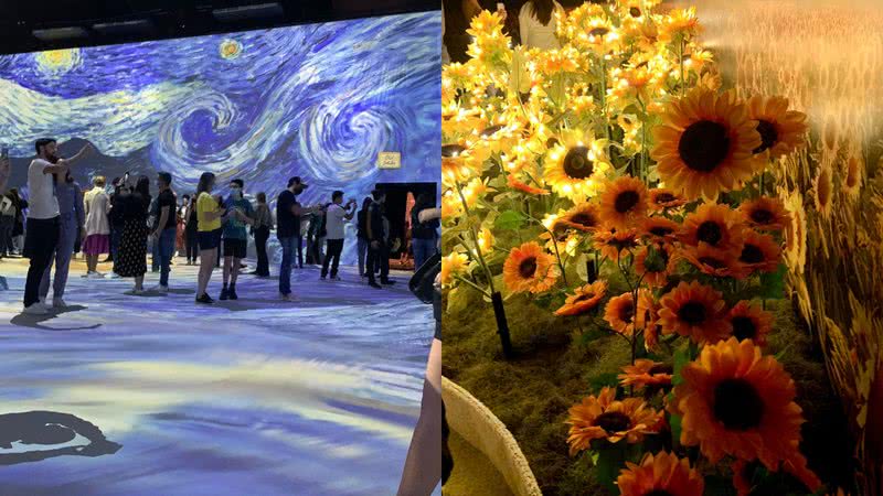 Registros da exposição 'Beyond Van Gogh' - Aventuras na História