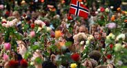 Vigília, após atentados na Noruega - Getty Images